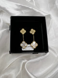 Pendientes Oro 18k sobre Acero Inoxidable