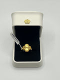 Anillo Trébol - Oro 18K sobre Acero Inoxidable Acabado Glossy