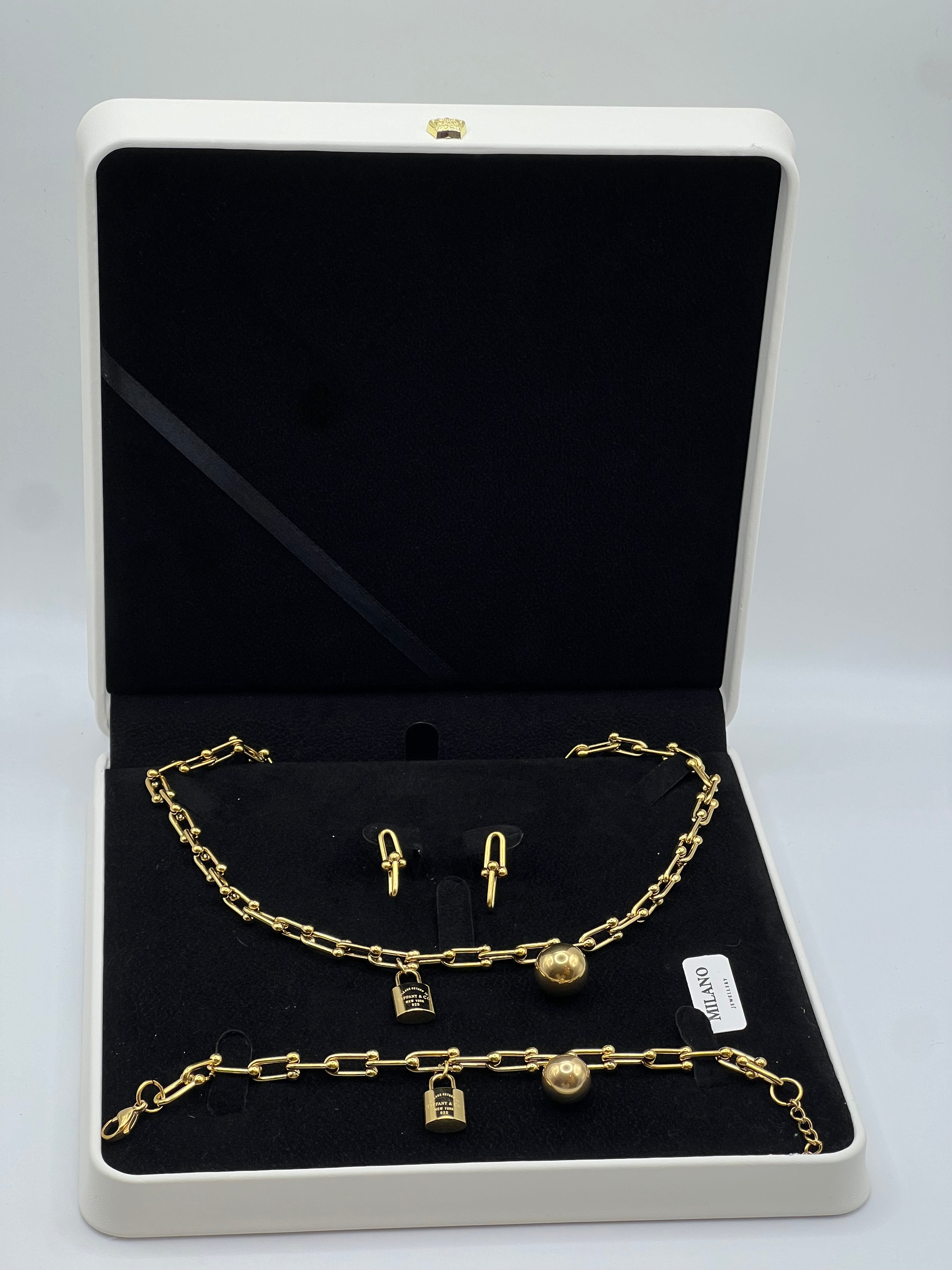 ✨ Pack Completo: Collar, Pulsera y Pendientes 💎