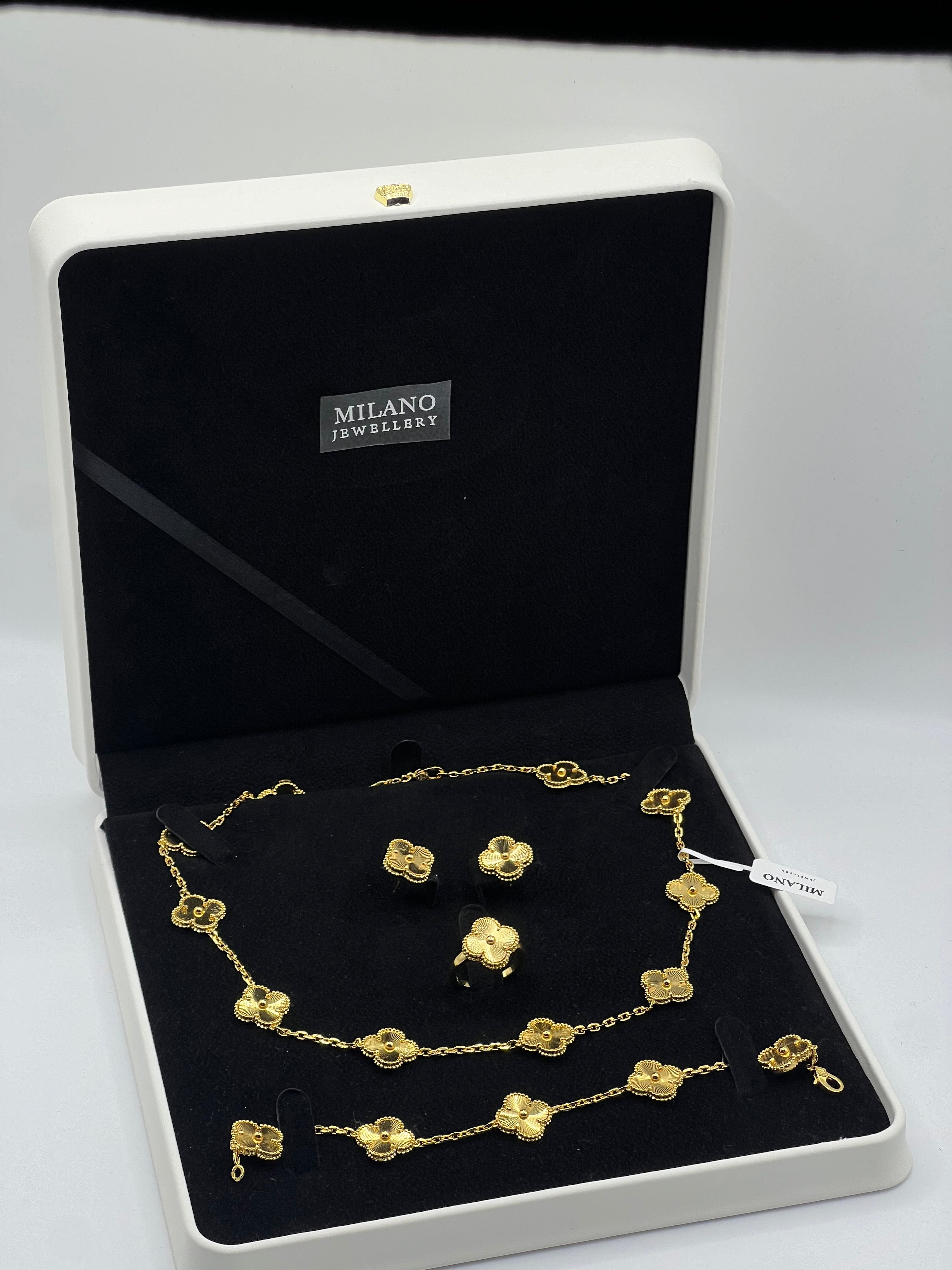Conjunto Premium Completo Oro 18K